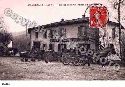 Ville de BESSENAY, carte postale ancienne