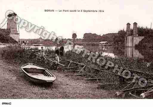 Ville de BORANSUROISE, carte postale ancienne