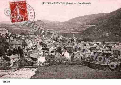 Ville de BOURGARGENTAL, carte postale ancienne