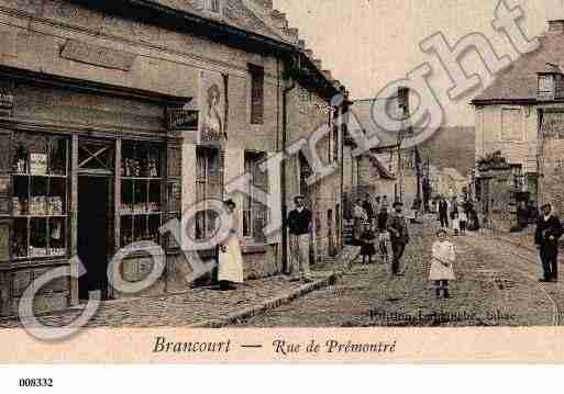 Ville de BRANCOURTENLAONNOIS, carte postale ancienne