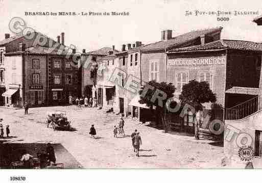 Ville de BRASSACLESMINES, carte postale ancienne