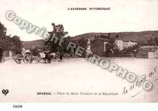 Ville de BRASSACLESMINES, carte postale ancienne