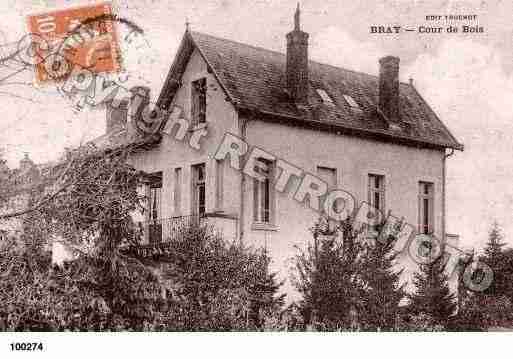 Ville de BRAY, carte postale ancienne