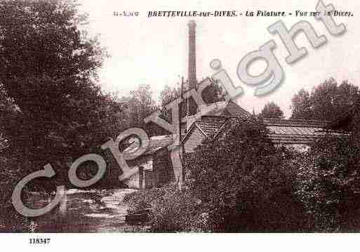 Ville de BRETTEVILLESURDIVES, carte postale ancienne