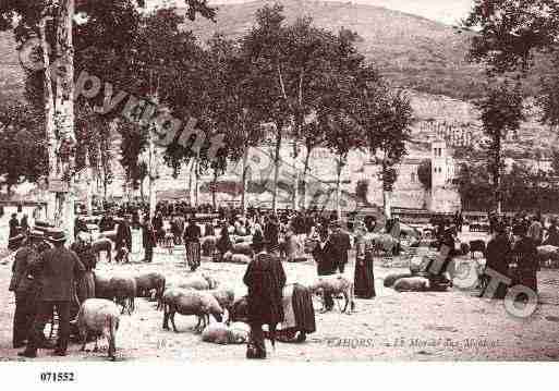 Ville de CAHORS, carte postale ancienne