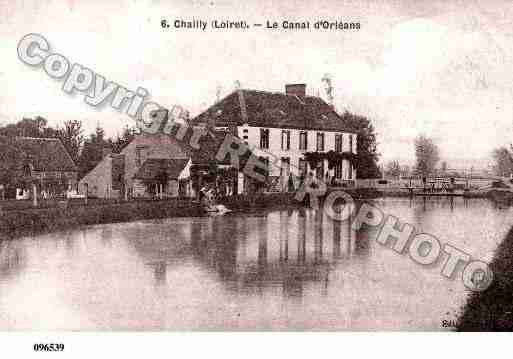 Ville de CHAILLYENGATINAIS, carte postale ancienne