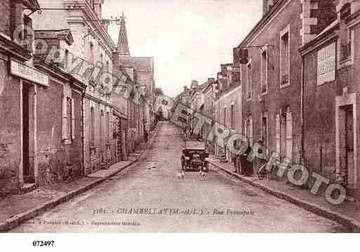 Ville de CHAMBELLAY, carte postale ancienne