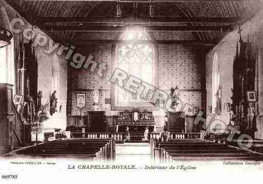 Ville de CHAPELLEROYALE, carte postale ancienne