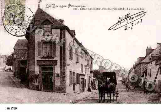 Ville de CHATEAUNEUF, carte postale ancienne