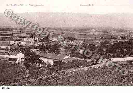 Ville de CHAUMONTLEBOURG, carte postale ancienne