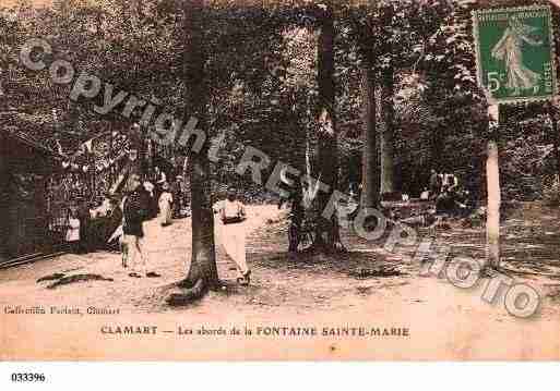 Ville de CLAMART, carte postale ancienne