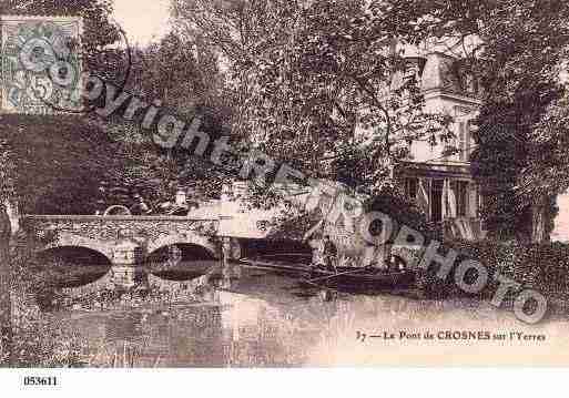 Ville de CROSNE, carte postale ancienne