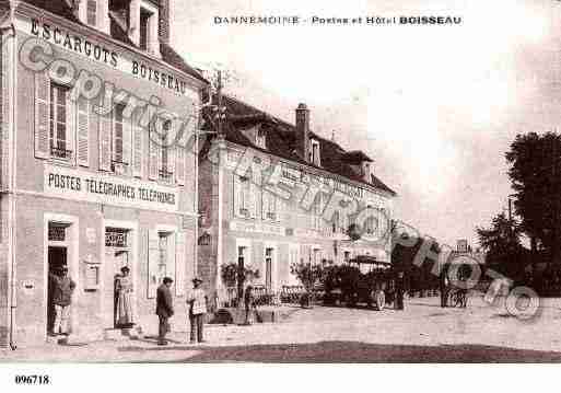 Ville de DANNEMOINE, carte postale ancienne