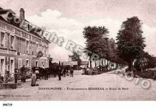 Ville de DANNEMOINE, carte postale ancienne