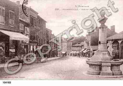 Ville de DECAZEVILLE, carte postale ancienne