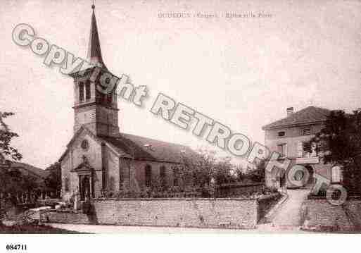 Ville de DOUNOUX, carte postale ancienne