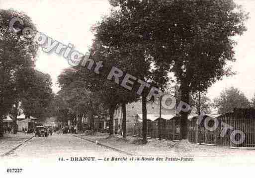 Ville de DRANCY, carte postale ancienne