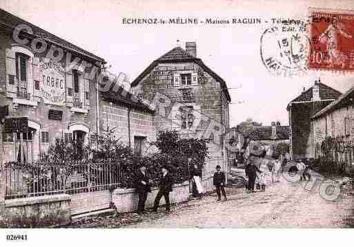 Ville de ECHENOZLAMELINE, carte postale ancienne