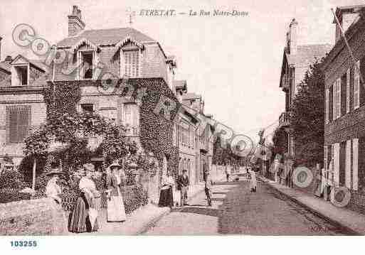 Ville de ETRETAT, carte postale ancienne