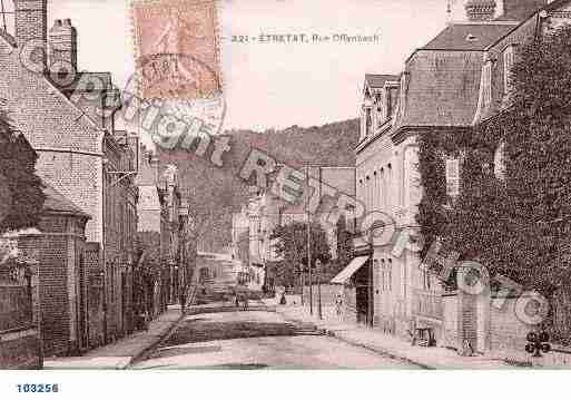 Ville de ETRETAT, carte postale ancienne