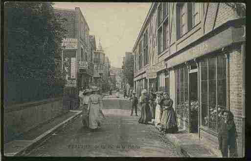 Ville de ETRETAT, carte postale ancienne