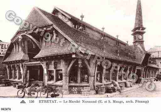 Ville de ETRETAT, carte postale ancienne