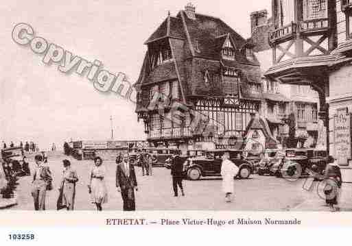 Ville de ETRETAT, carte postale ancienne