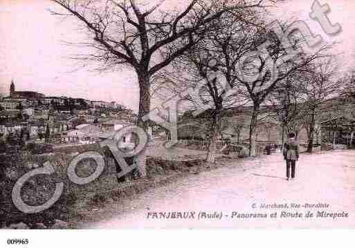 Ville de FANJEAUX, carte postale ancienne