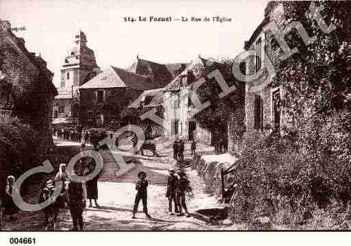 Ville de FAOUET(LE), carte postale ancienne