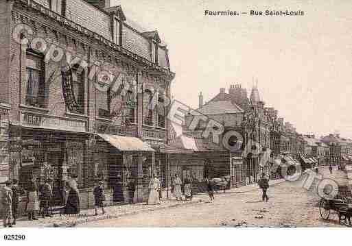 Ville de FOURMIES, carte postale ancienne