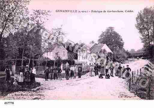 Ville de GENAINVILLE, carte postale ancienne