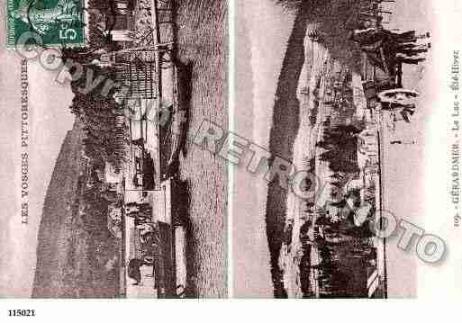 Ville de GERARDMER, carte postale ancienne