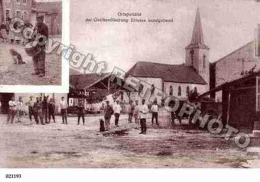 Ville de GOGNEY, carte postale ancienne