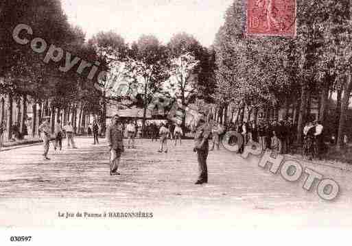 Ville de HARBONNIERES, carte postale ancienne