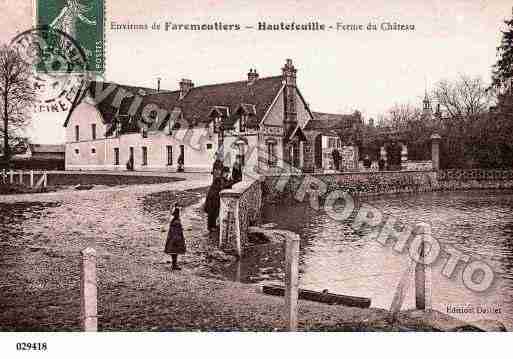 Ville de HAUTEFEUILLE, carte postale ancienne