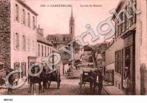 Ville de LAMBEZELLEC, carte postale ancienne