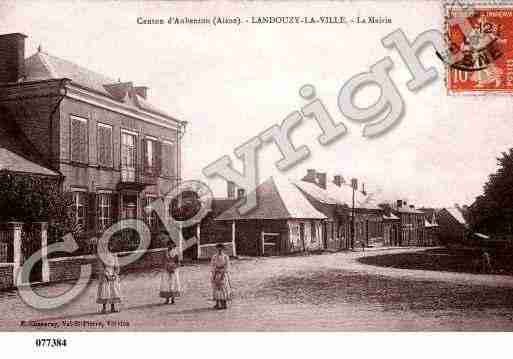 Ville de LANDOUZYLAVILLE, carte postale ancienne