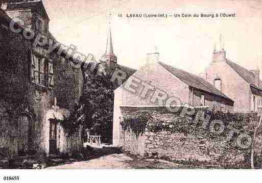 Ville de LAVAUSURLOIRE, carte postale ancienne