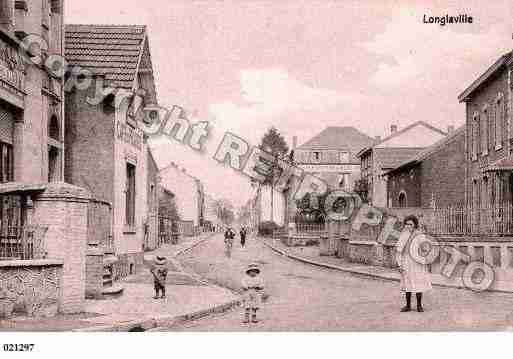 Ville de LONGLAVILLE, carte postale ancienne
