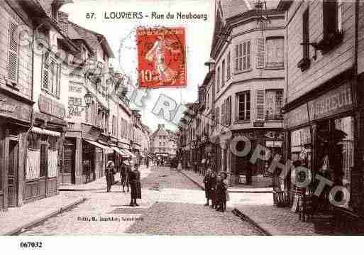 Ville de LOUVIERS, carte postale ancienne