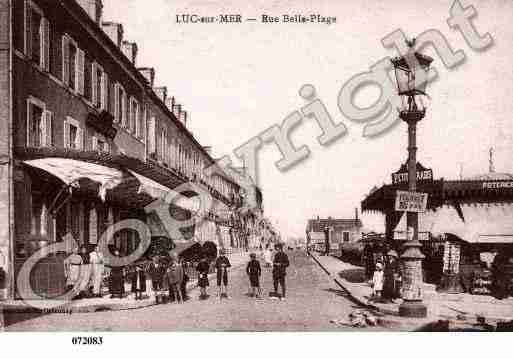 Ville de LUCSURMER, carte postale ancienne