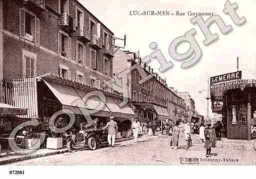 Ville de LUCSURMER, carte postale ancienne