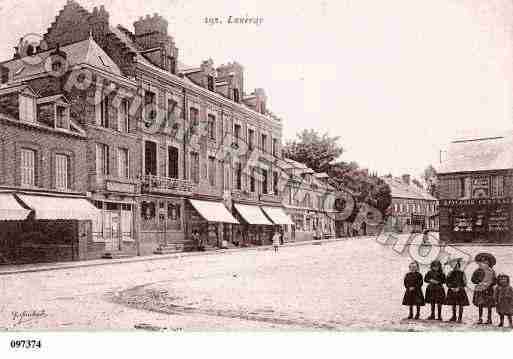 Ville de LUNERAY, carte postale ancienne