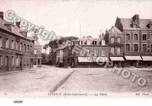 Ville de LUNERAY, carte postale ancienne