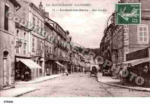 Ville de LUXEUILLESBAINS, carte postale ancienne