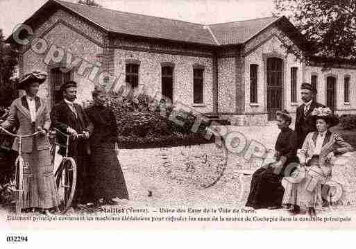 Ville de MAILLOT, carte postale ancienne