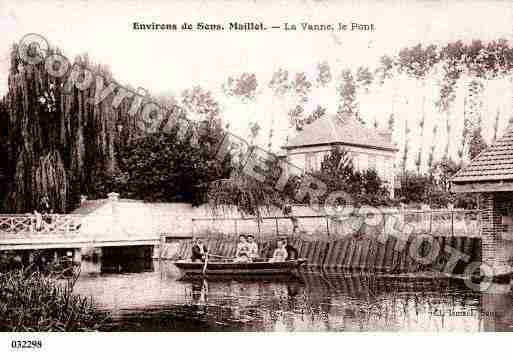 Ville de MAILLOT, carte postale ancienne