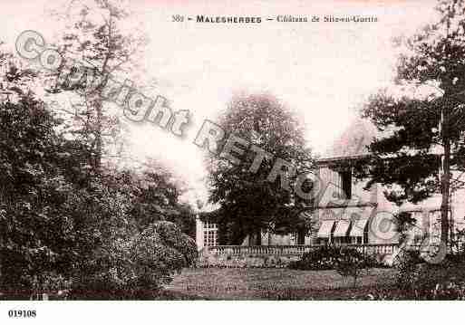 Ville de MALESHERBES, carte postale ancienne