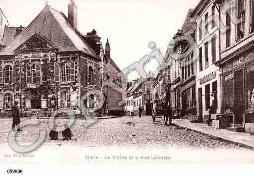 Ville de MARLE, carte postale ancienne