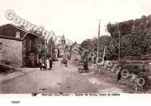 Ville de MARVALBURGON, carte postale ancienne